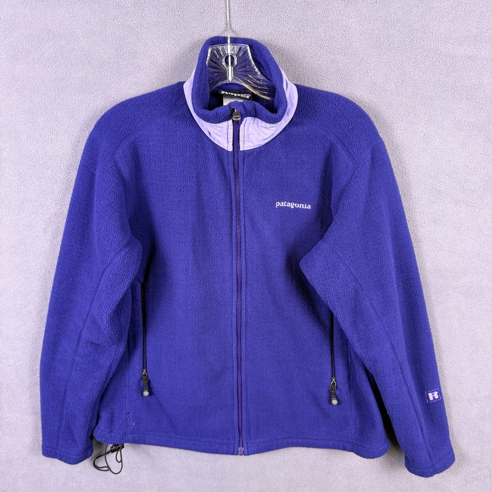 VTG Patagonia R2 Regulator Fleece Jacket Women M Purple Polartec Synchilla
